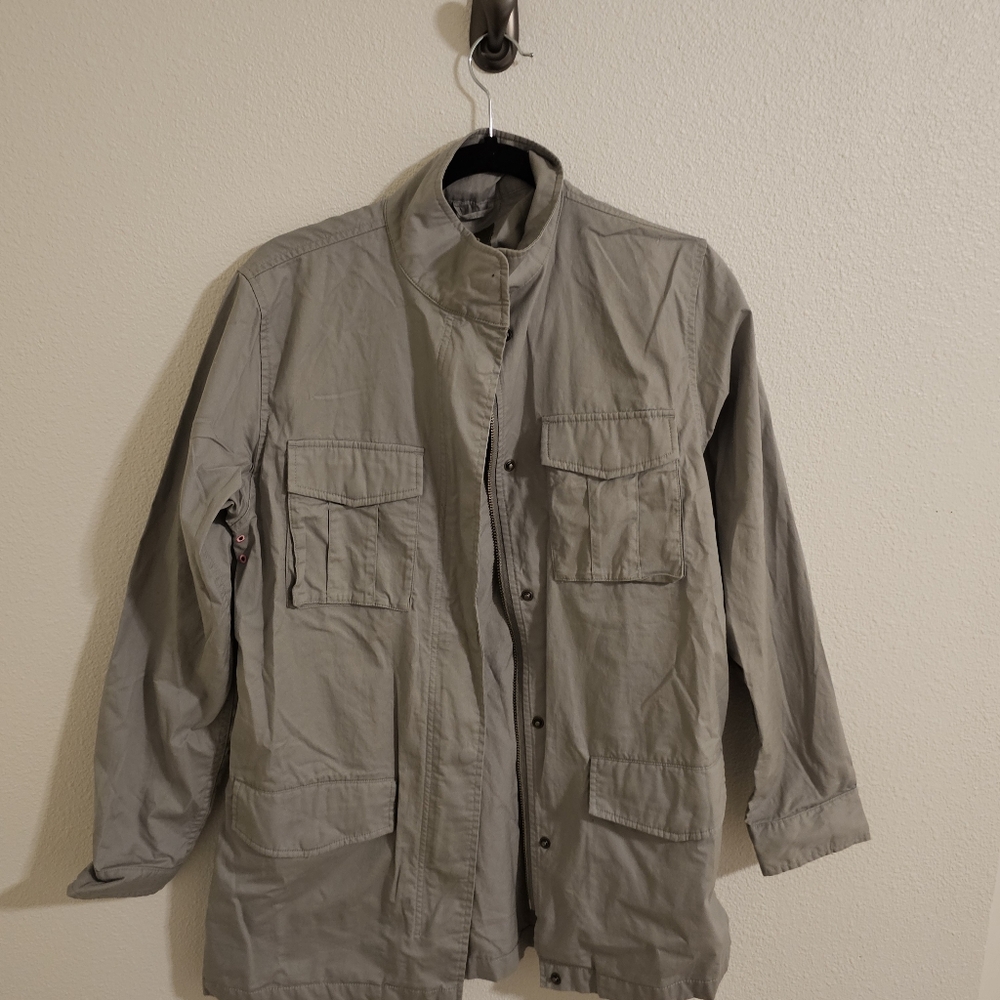 ✅️ Stussy Gray Shacket Size Large